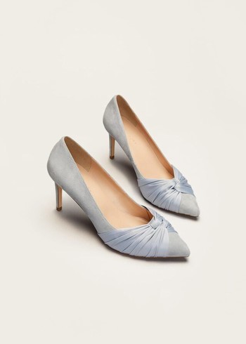 Phase Eight Kendal Court Heels Blue Canada | BOWHDT-657